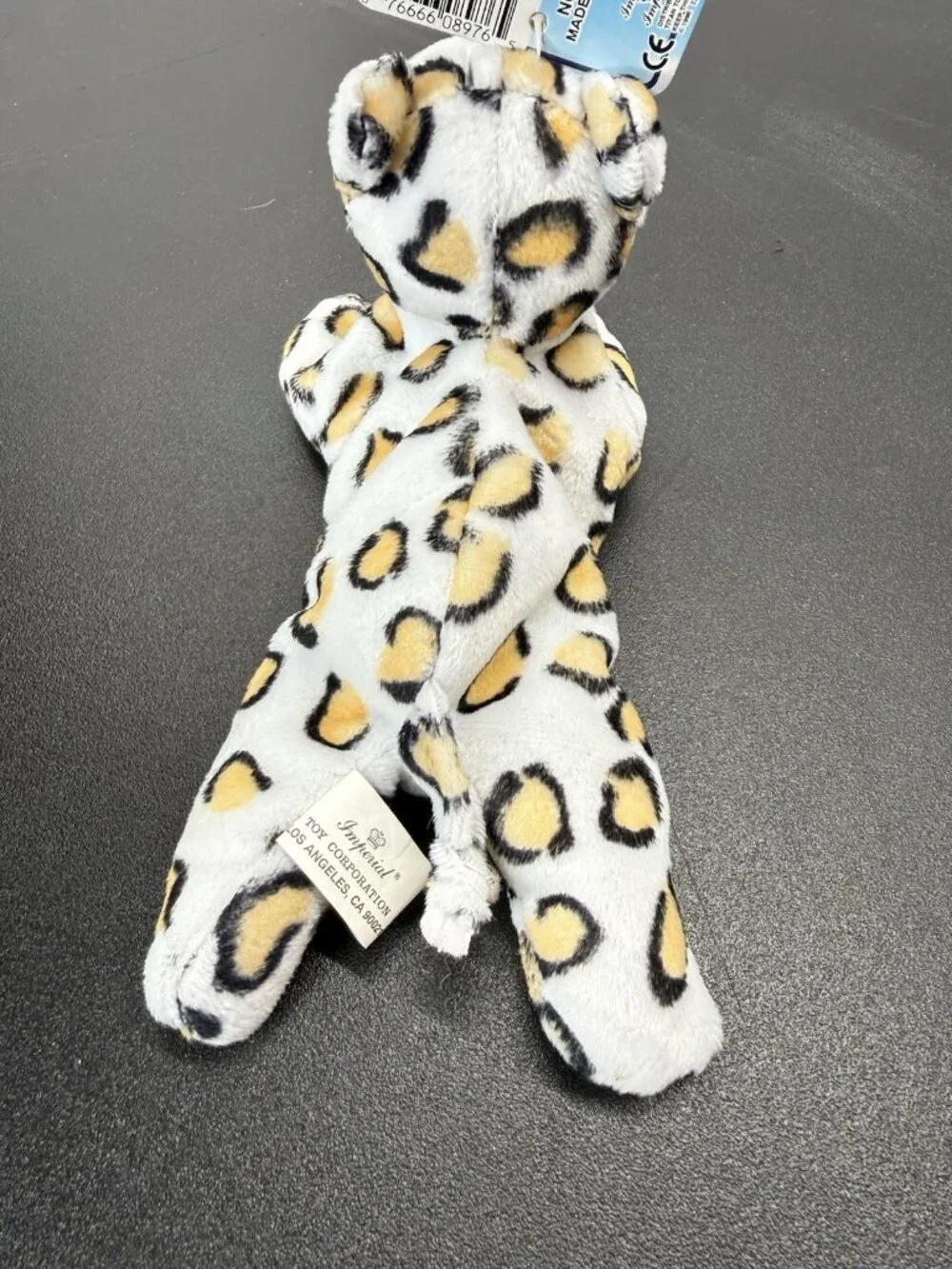 Vintage Imperial Pebble Pets Cat Leopard Plush Stuffed Animal With Tag